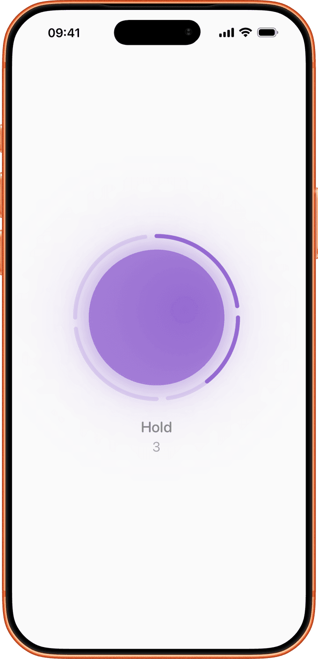Aura exercise progress screen